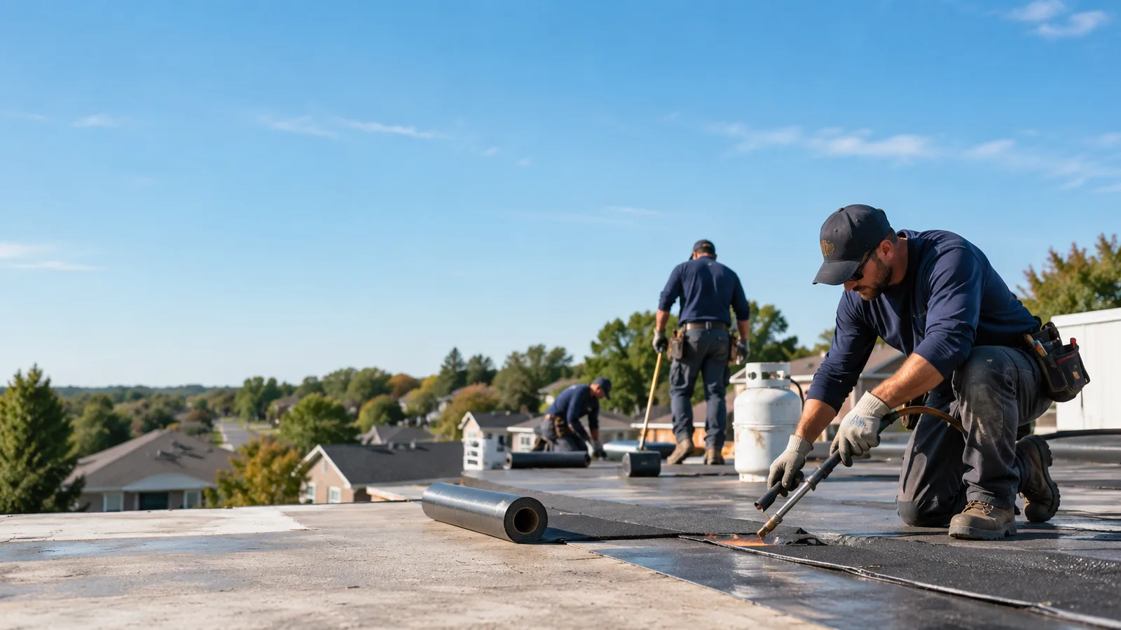 Flat Roof Leak Repair providers in Colfax, LA